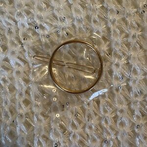 🎁 3for10$ or FREE WITH PURCHASE - NEW Gold Circle Hair Clip